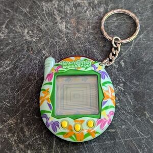 2004 Bandai Tamagotchi Connection V3 Hawaii Hibiscus Flowers